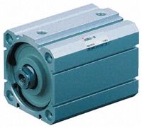SMC Double Action Pneumatic Compact Cylinder 50mm Bore, 20mm stroke