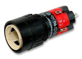 SCHWEITZER         0041-2321             Illuminated Pushbutton Switch, SPDT, Off-(On), 250 V