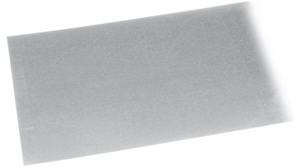 Sheet steel, galvanized 500 x 250 x 0.5 mm, 4001116380549, Alfer