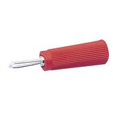 Laboratory plug ø 2.3 mm red, 001 10200 120004, Büschel