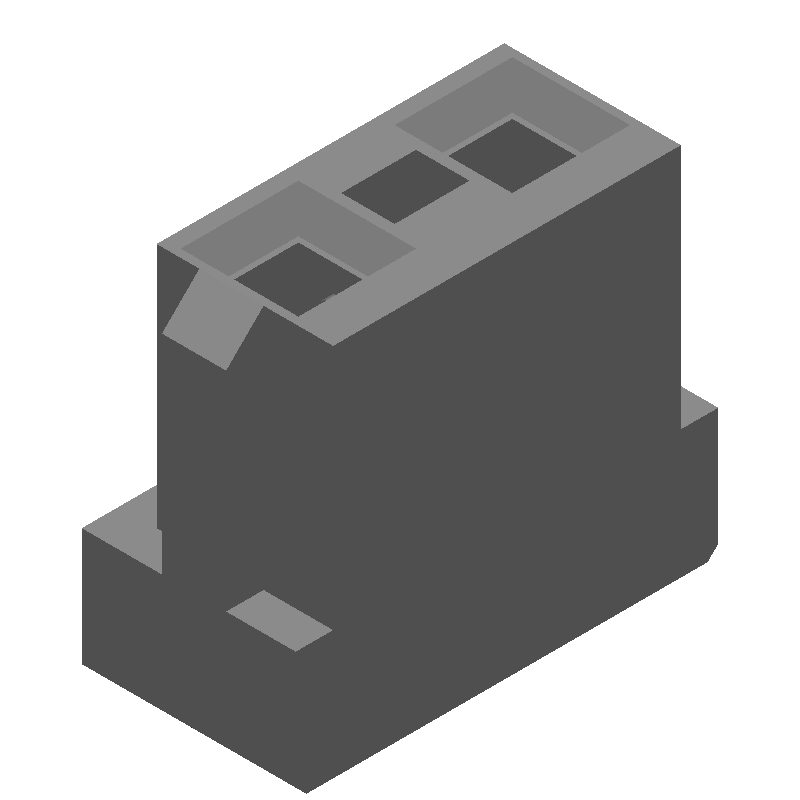 2mm Pitch Female Connector, 1A, 200V, Gold Plated Bronze