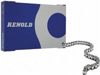 Renold 80-1 Steel Roller Chain, Simplex Strands, 10ft Long , 25.4mm Pitch