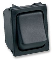 TE CONNECTIVITY PRFDA1-16F-BB000 Rocker Switch, Non Illuminated, DPST, Off-On, Black, Panel, 16 A