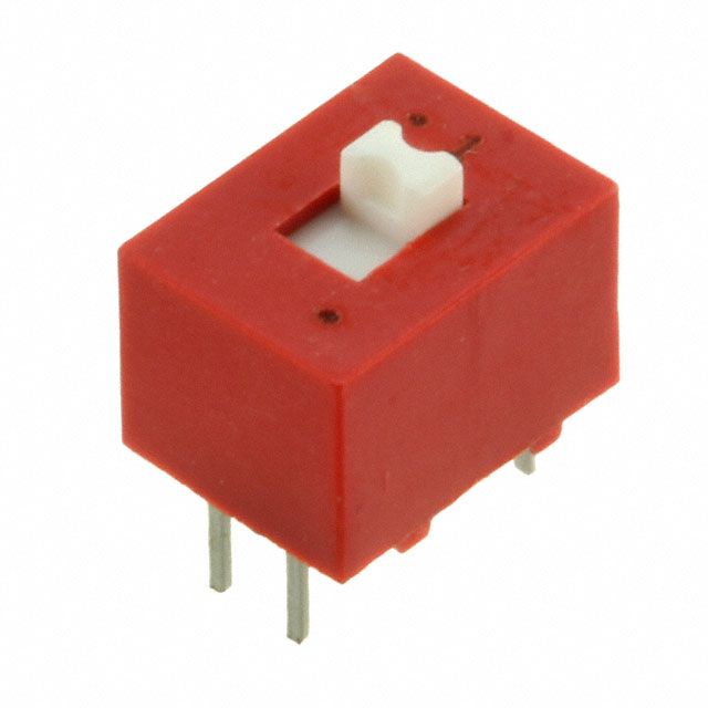 Slide DIP Switch, SPDT, 0.15A, 30VDC, Through Hole
