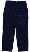 Men's 32in Waist, 31in Long Blue Water Repellent Cotton, PET Trousers