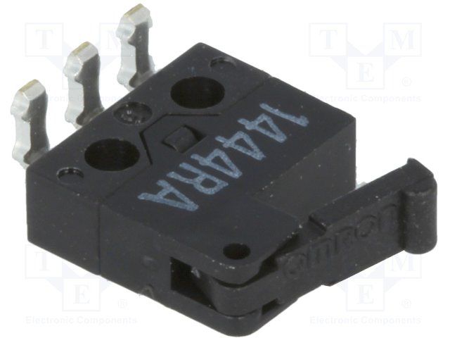 SPDT Lever Microswitch, 500mA, 30VDC, Solder, Right Angle