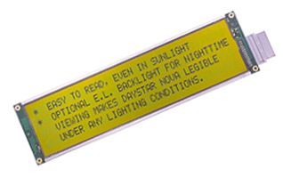 Parallel Interface,  4 lines x 20 characters,  12.1mm,  EL Backlight