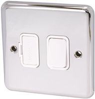 Deta 13A 1 Gang Switched Flush Mount Fused Spurs IP2X