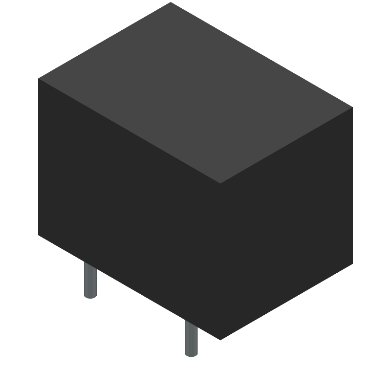 12VDC SPST General Purpose Relay, 10A, 100VDC, Through Hole