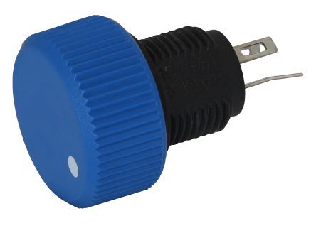 Res Cermet POT 22K Ohm 20% 1W 1(Elec)/1(Mech)Turn 16mm (16 X 24.5mm) Solder Lug Panel Mount Bulk