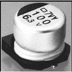 Cap Aluminum Lytic 22uF 16V 20% (5 X 5.2mm) SMD 95mA 1000h 105°C Automotive T/R