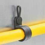 Cable Accessories Heavy Duty Fixed Diameter Clamp Weather Resistant Impact Modified Nylon 6/6 Black Bulk