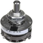 Rotary Switch, 10 Pos, DP6T, 1A 28VDC, Panel Mount, Solder