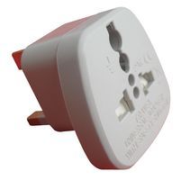 MATILEC   69526   ADAPTOR, TRAVEL, 13A, 220V, UK TO EURO