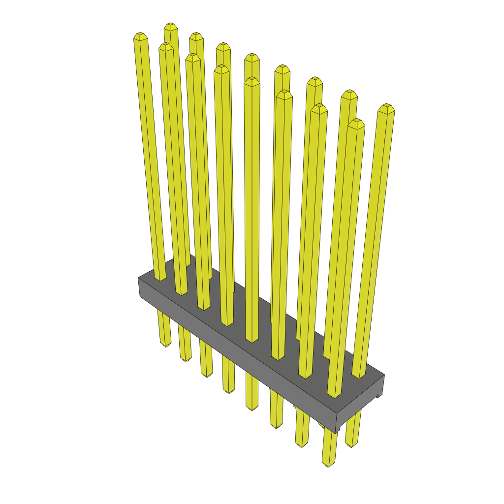 Conn Unshrouded Header HDR 16 POS 2mm Solder ST Top Entry Thru-Hole Bulk