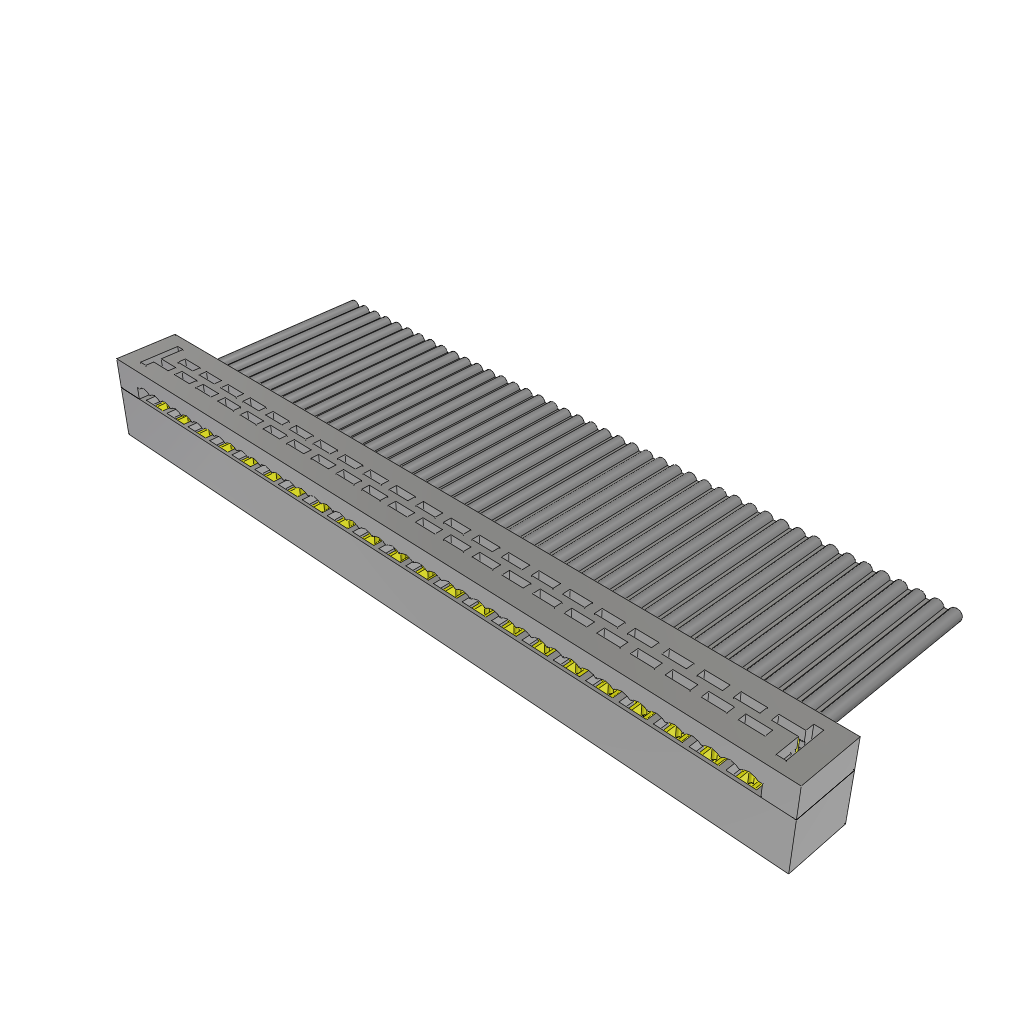 Conn IDC Connector SKT 44 POS 2mm IDT RA Cable Mount Tube