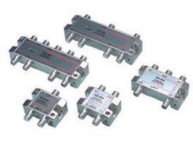 HIGH FREQUENCY SATELLITE SPLITTERS, NUMBER OF WAYS: 8, ALL PORTS PASSIVE, BANDWIDTH: 5-2050 MHZ, APPLICATIONS: FOR SATELLITE AND DSS, FEATURES: OPERATES IN-LINE AMPS & MULTI-SWITCHES