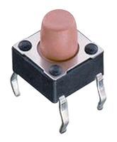 Tactile Switch SPST 3mm Round 50mA 12VDC Thru-Hole