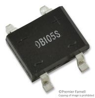 MULTICOMP DB105S Bridge Rectifier Diode, Single, 600 V, 1 A, SMD, 1.1 V, 4 Pins
