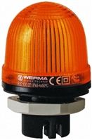 LED Beacon, Yellow, Steady, 115 V ac, Panel Mount