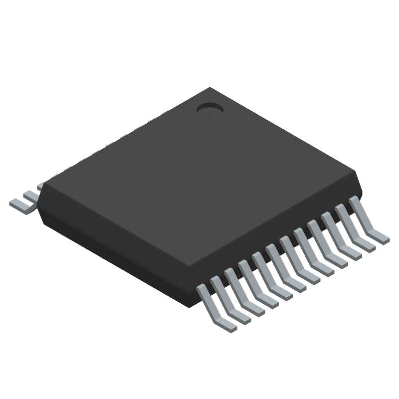 8-Bit Bidirectional Level Translator, 500Mbps, 1.65-5.5V, CMOS, TFSOP