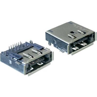 N/A Socket, horizontal mount 65285 Delock Content: 1 pc(s)