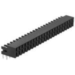 2mm RA Header, 44 Pos, 2 Row, Gold, 1A, 200V