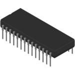 SRAM Chip Async Single 5V 256K-bit 32K x 8 100ns 28-Pin PDIP