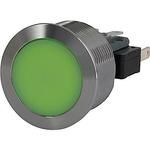 Switch Push Button N.O./N.C. SPDT Flush Round Button 10A 250VAC Momentary Contact Panel Mount Quick Connect Box