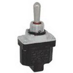Toggle Switch, SPST, Momentary, 15A, 28VDC, Screw Terminal, Standard Lever Actuator, Panel Mount-threaded,
