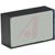 ABS BASE,  MEDIUM GRAY,  GLOSSY FINISH,  ALUMINUM COVERS,  SQUARE CORNERS