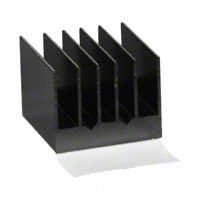 BGA Heat Sink, Passive, 12°C/W, Aluminum, SMD, Black Anodized