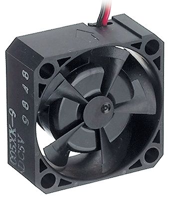 Axial fan DC 25 x 25 x 10 mm 5 VDC, F25MM-005XK-9, Micronel