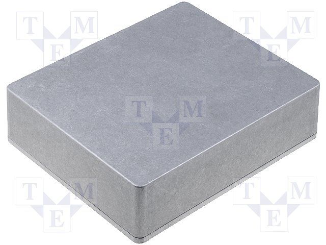 Shielded Aluminium Box Enclosure, 39mm Height, IP54 Rated