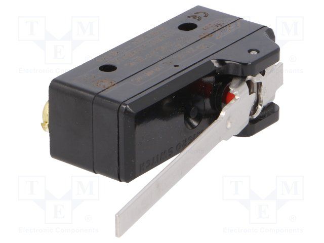 SPDT Snap Action Switch, 20A, 125VDC, Straight Lever, Screw Terminal