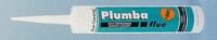 Plumba Flue Red Silicone Sealant Putty for Sealing. 310 ml Cartridge, Maximum of +315 C