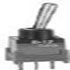 Illuminated Toggle Switch, SPDT, 5A, 250VAC, PC Pins