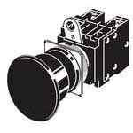 Illuminated Pushbutton Switch, 10A 440VAC/380VDC, SPST, Momentary, Screw