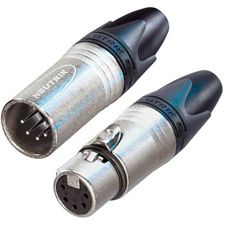 5-Pole XLR Female Socket, 7.5A, 50V, Solder, IP40