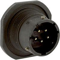 Conn Circular PIN 8 POS Solder ST Jam Nut 8 Terminal 1 Port