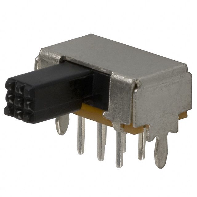 Slide Switch DPDT ON-ON 0.2A 30VDC PC Pin Right Angle