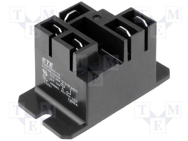 SPDT General Purpose Relay, 30A, 12VDC Coil, Panel Mount