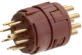 Signal round plug Connectors EPIC® M23   16 P, 7300 2708, Contact Connectors