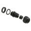 Nylon Cable Gland PG13.5, 6-11mm, UL94 V-2, Black