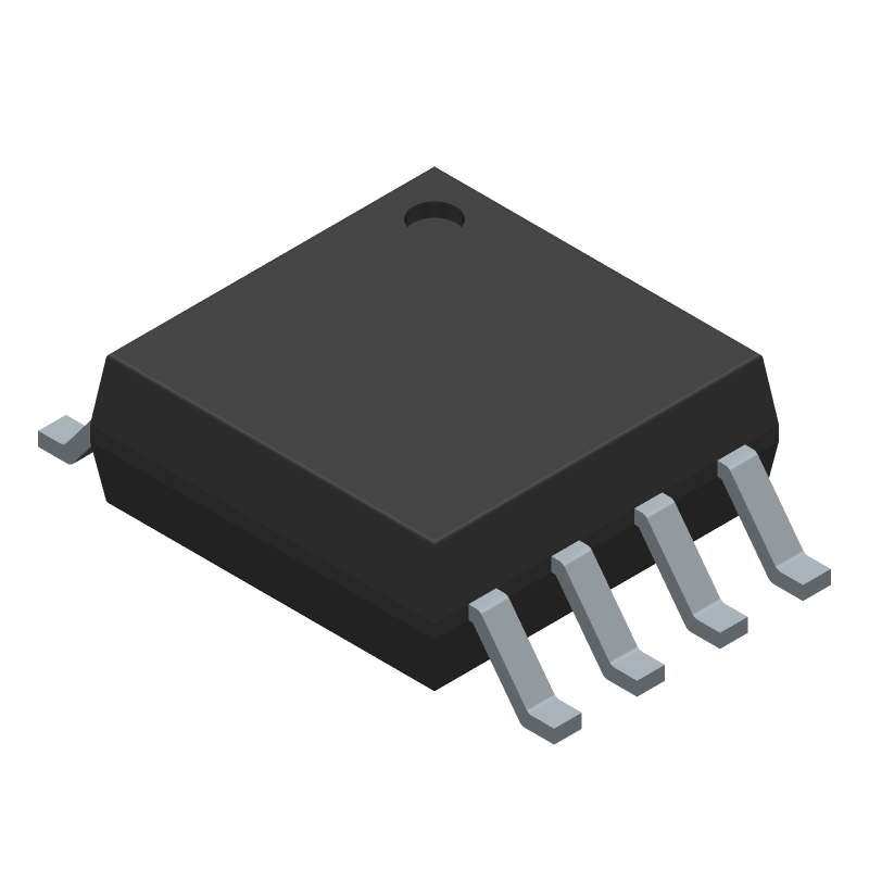 8Mb Serial Flash Memory IC, 50MHz, Industrial, SOIC-8