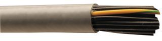 16AWG 4C Multi-Conductor Cable, 600V, PVC, Unshielded, 100ft