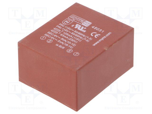 Power Transformer 10VA 8 Terminal PC Pin Thru-Hole