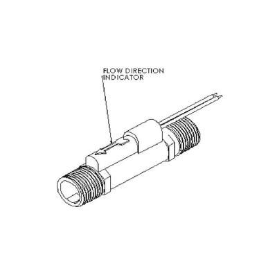 Gentech FCS-03 Flow Switch, SPST, Vertical, Horizontal