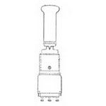 Switch Toggle (ON) OFF (ON) SPDT Locking Lever Solder 5A 125VAC 28VDC Panel Mount with Threads