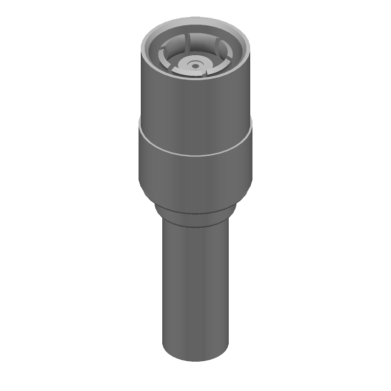 SMB RF Connector, 50 Ohm, Crimp, Straight, Gold Contact